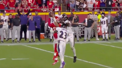 Patrick Mahomes Made the Biggest Catch of His Career to Help Preserve Win vs. Ravens