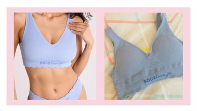 Boux Avenue Ribbed Seamless Scallop Bralette Review: "I wore this loungewear staple all day with zero complaints"