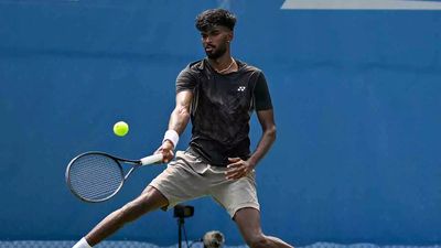 After years of struggle, TN tennis player Dhakshineswar is slowly coming up the ranks