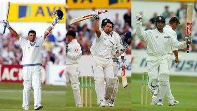 Once in a lifetime! When Rahul Dravid, Sachin Tendulkar and Sourav Ganguly scored hundreds in the same Test match