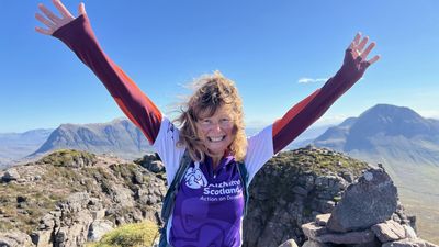 Triple cancer survivor completes breath-taking first in the Scottish mountains