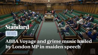 ABBA Voyage and grime music hailed by new London MP in her maiden speech