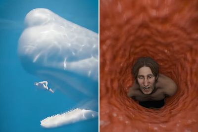 Terrifying Simulation Reveals What Would Happen To Your Body If Swallowed By A Whale