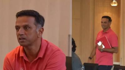 Rahul Dravid's opening words on Day 1 of his new IPL job with Rajasthan Royals - Watch