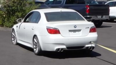 Trying To Revive a Crashed V-10 BMW M5 Seems Like an Absolute Nightmare