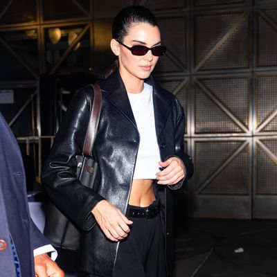 Kendall Jenner Returns to New York Fashion Week Runways in a '90s Inspired Tube Top Look at Alaïa