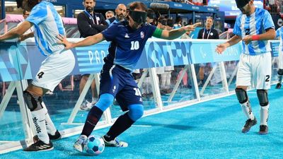 French delight as hosts beat Argentina to Paralympic gold in blind football