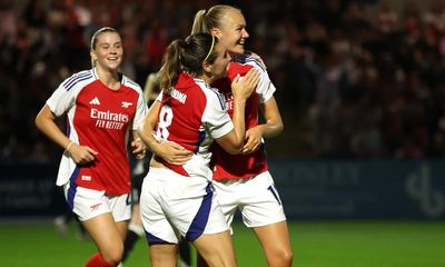 Eidevall scorns ‘relic’ Women’s Champions League format as Arsenal march on