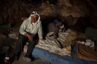 Chased away by Israeli settlers, these Palestinians returned to a village in ruins