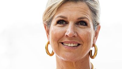 Queen Maxima elevates her casual wide-leg jeans with bold statement jewellery - and it’s a masterclass in accessorising