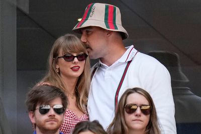 Taylor Swift and Travis Kelce attend the US Open men's final