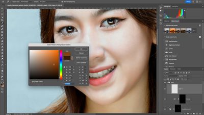 Portrait photography retouching workshop: Brightening eyes and teeth