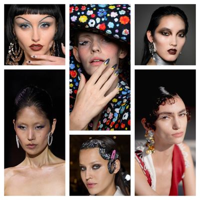 New York Fashion Week's Spring 2025 Runways Are Reviving Maximalist Beauty Trends