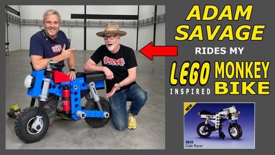 Ridiculously Awesome Life-Size LEGO Monkey Bike Goes For A Test Ride