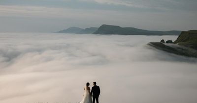 Stunning photos show incredible moment of wedding 'above the clouds' in Skye