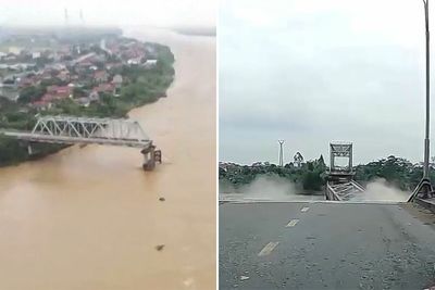 WATCH: Video Captures Typhoon Yagi Causing The Collapse Of A Busy Bridge In Vietnam