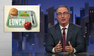 John Oliver on universal free meals at school: ‘We have the power to ensure no kid in this country is hungry’