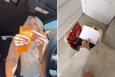 “You Made His Day”: People Praise Woman Who Apologized To Mailman With A Surprise Basket