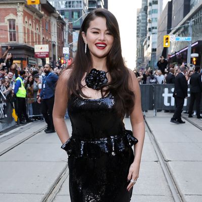 Selena Gomez's Toronto International Film Festival Red Carpet Gown Subverts the Rosette Trend