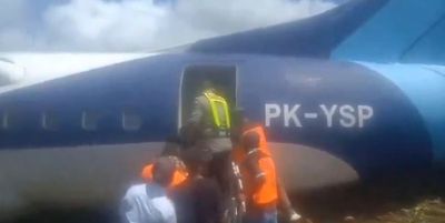 Several passengers injured as plane skids off runway