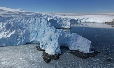 ‘Two incredible extreme events’: Antarctic sea ice on cusp of record winter low for second year running