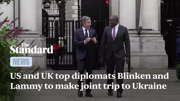 US and UK top diplomats Antony Blinken and David Lammy to make joint trip to Ukraine as it battles Putin war