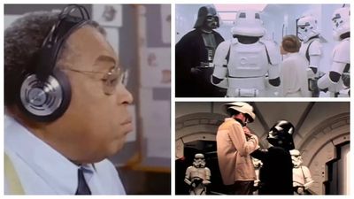 'Star Wars' BTS clip shows how James Earl Jones' menacing voice changed David Prowse's performance as Darth Vader