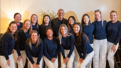 Former President Barack Obama Surprises Team USA Ahead Of 2024 Solheim Cup