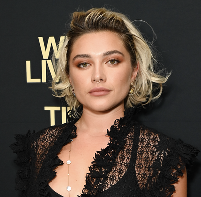 Florence Pugh Uses Her Bra and Underwear to Accessorize a See-Through LBD