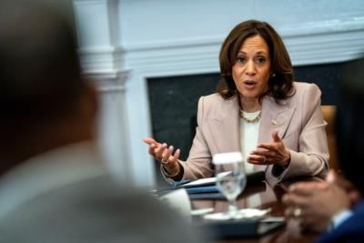 Vice President Harris And Former President Trump Shake Hands