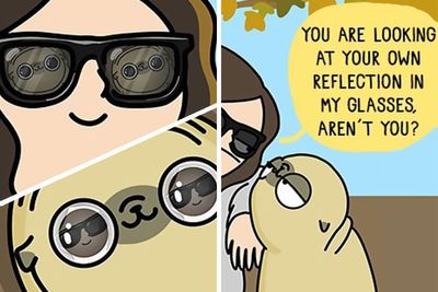 Adorable And Funny Comics About An Artist And Her Life With A Cute Pug (28 New Pics)