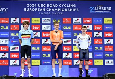 European Championships: Michiel Mouris wins junior men's time trial