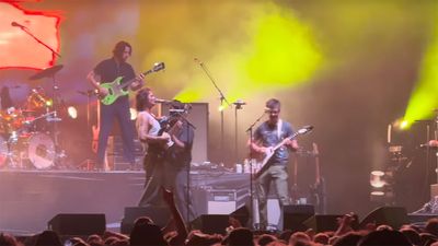 “He wants to come on stage and play Joey's guitar part with you guys to honor his friend. We'll do that”: Fan plays guitar onstage with King Gizzard in memory of his friend who died in an avalanche