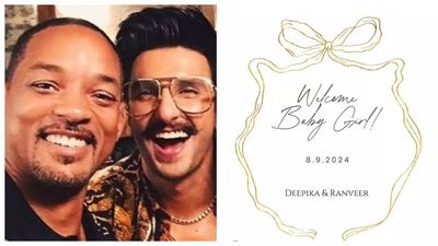 Will Smith congratulates 'mama and papa' Deepika Padukone and Ranveer Singh on birth of their daughter