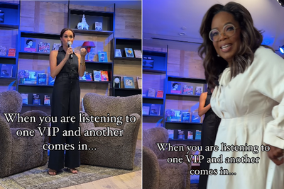 Meghan Markle’s bookstore opening speech in Montecito awkwardly interrupted by Oprah Winfrey