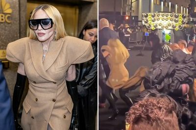 “Take Them Silly Glasses Off”: Madonna Stumbles While Arriving Late To New York Fashion Week Show