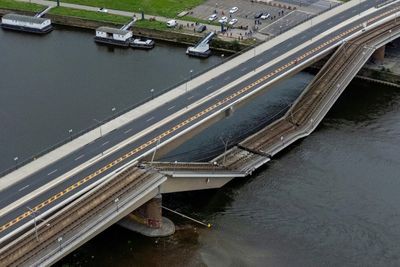 Bridge Partially Collapses In Germany, No Injuries