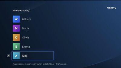 DirecTV Stream Adds Customized User Profiles