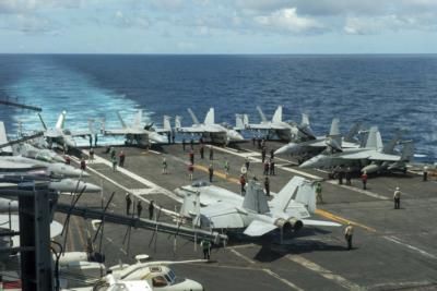 USS Theodore Roosevelt Heads Home After Extended Middle East Deployment