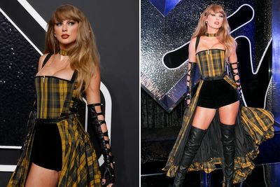 Taylor Swift Stuns Fans At The VMAs With “Bondage-Inspired” Look