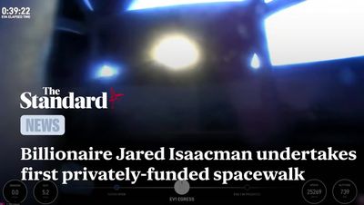 SpaceX Polaris Dawn LIVE: Billionaire Jared Isaacman completes first privately-funded spacewalk