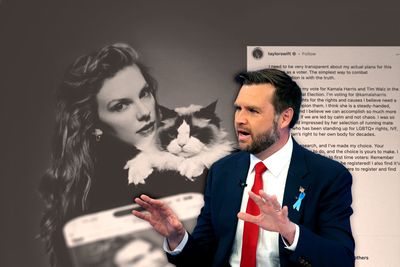 Swift's "cat lady" line scares MAGA men