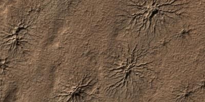 NASA Confirms Mars 'Spider' Formations Carved By Carbon Dioxide