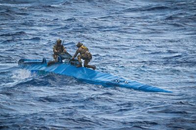 Royal Navy warship seizes £160 million of cocaine inside tiny ‘narco-sub’