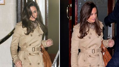 Pippa Middleton’s suede knee high boots and timeless trench coat are perfect for looking stylish and keeping cosy on blustery autumn days