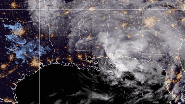 Satellites watch Hurricane Francine make landfall as a Category 2 storm in Louisiana (video)