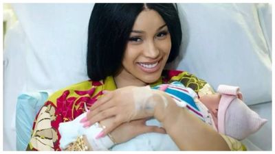 Cardi B announces birth of third child with Offset amid divorce; shares first photo of baby girl