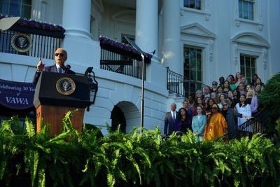 Biden alludes to Trump case while hailing Violence Against Women Act, survivors - Roll Call