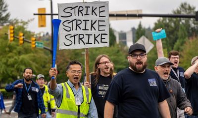 Boeing workers go on strike as White House calls for ‘good faith’ negotiations