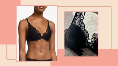 John Lewis And/Or Wren Lace Underwired Plunge Bra Review: "pretty and comfortable - I've been wearing it on repeat"